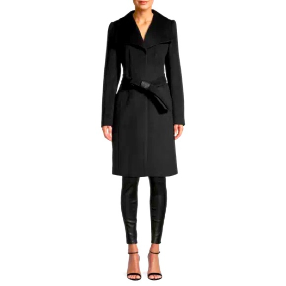 Karl Lagerfeld Elegant Black Trench Coat